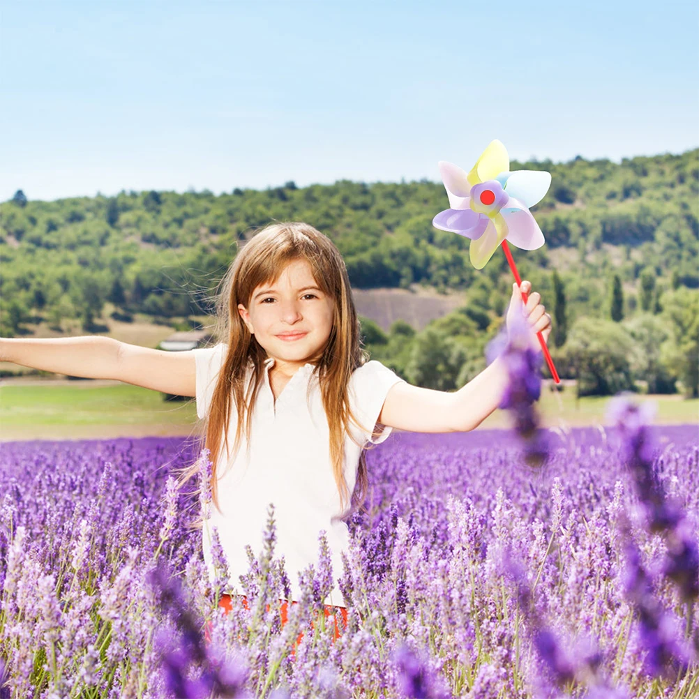 15Pcs Replacement Windmill Rods Sturdy Plastic DIY Accessories for Garden Decor Reusable Pinwheel Making Outdoor Repair Supplies