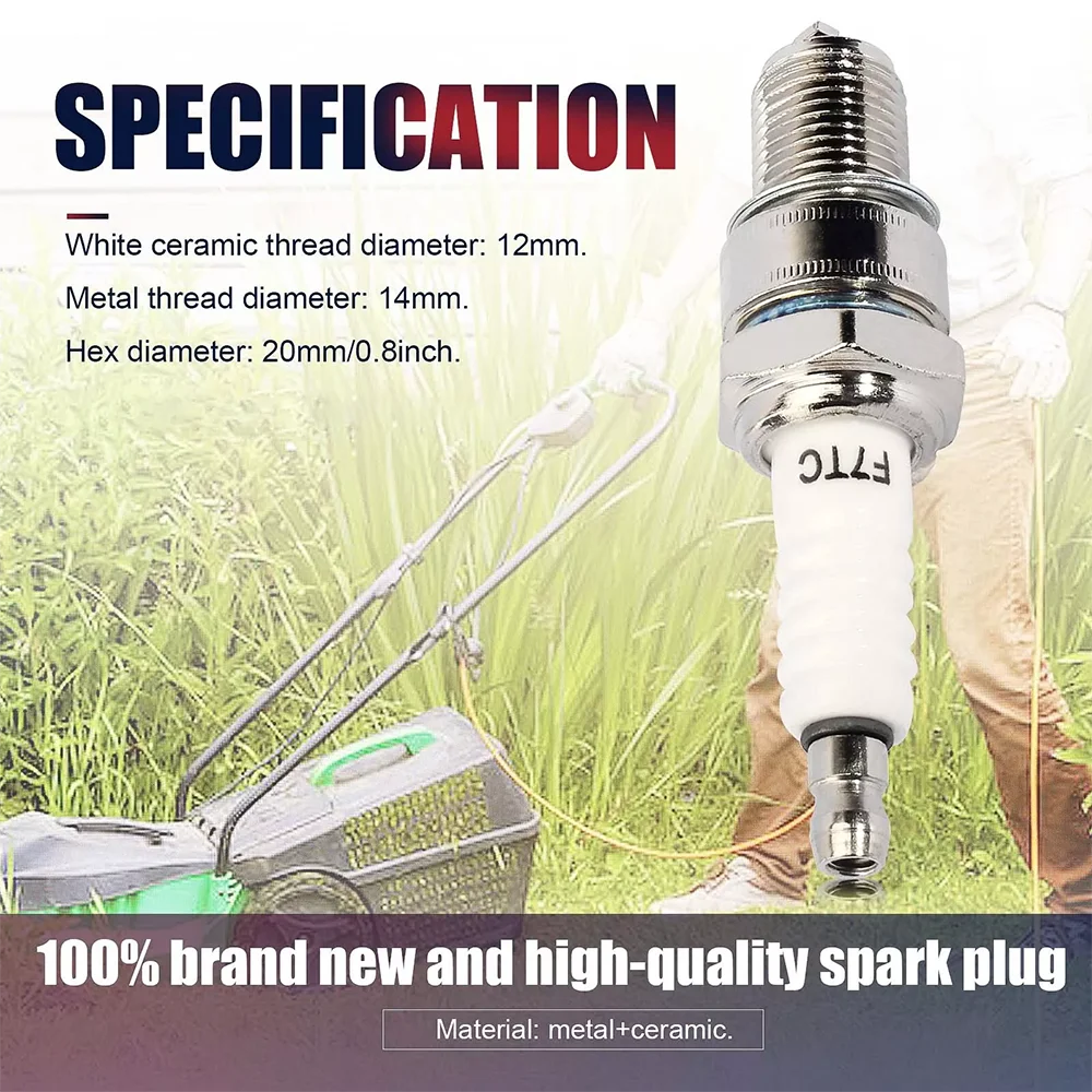 F7TC Spark Plug For GCV160 GCV190 GX120 GX160 GX200 GX240 GX270 Generator Lawnmower Tractor Rototiller Water Pump Go Kart