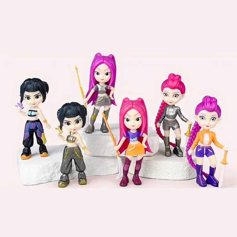 2026 NOWA Anime KPop Devil Hunter Lalka Winylowa Zabawka Rumi Mira Zoi Postać Winylowa Maska Blind Box Ozdoba Zabawka Prezent Świąteczny