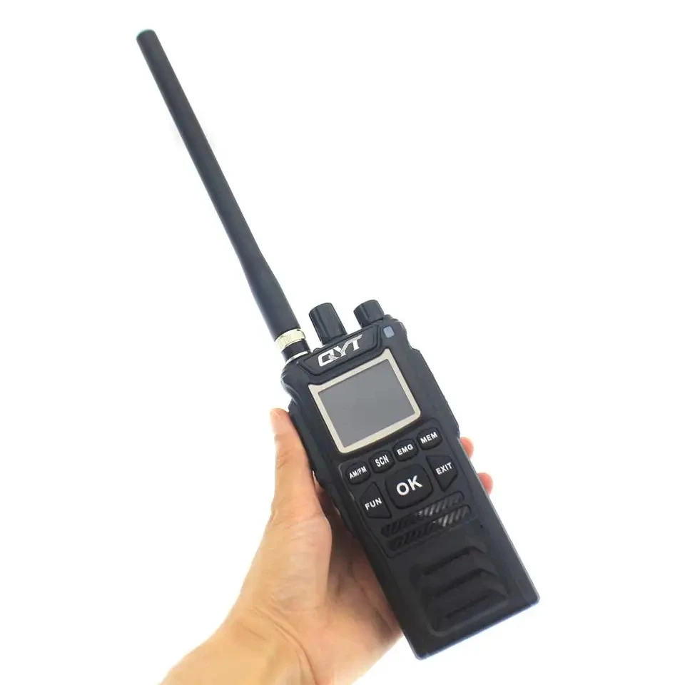 Radiotelefon Cb 27Mhz Walkie Talkie Qyt Am/Fm 26.965-27.405Mhz 40 Kanałów 4100Mah Radio Amatorskie Przenośne Radiotelefony Transceiver