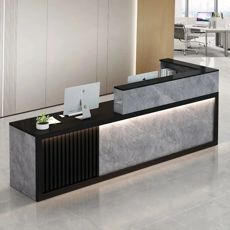 Premium style exquisite charm reception desk fashion luxury office furniture