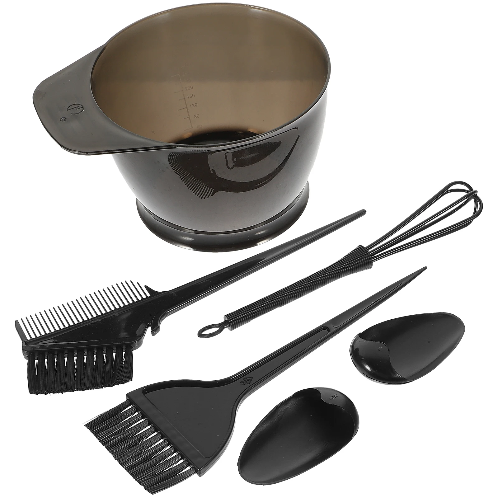 

5Pcs Hair Dyeing Kit Complete Reusable Hair Color Application Set Easy Clean Tinting Bowls for Home Or Professional Use
