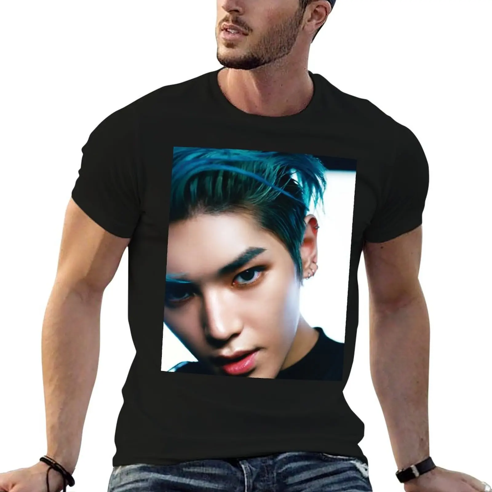 SuperM Taeyong 03 T-Shirt Modern Print Casual T-Shirt