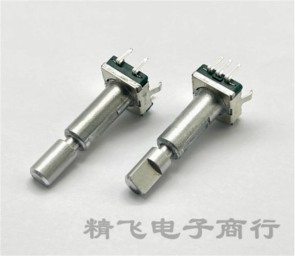 2 PCS Crown Navigation Adjustment High Quality EC11 Encoder with Press Switch 30 Positioning 15 Pulse Shaft Length 30mm