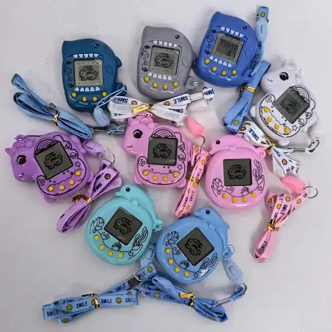 Mini Tamagotchi Virtuale Trasparente Elettronico Pet Gioco di Formazione Palmare Nostalgico 168Pet Macchine per Animali Domestici Giocattoli Divertenti Per I Bambini Regalo