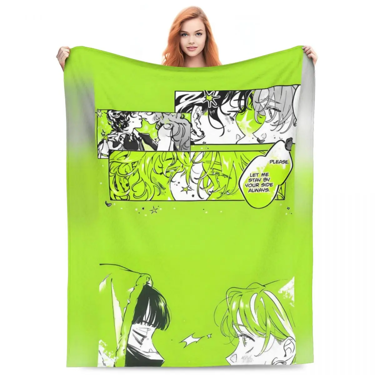 Custom The Guy She Was Interested In Wasn't A Guy At All Skicomfort Blanket 3D Print Soft Flannel Fleece Warm Throw Blankets