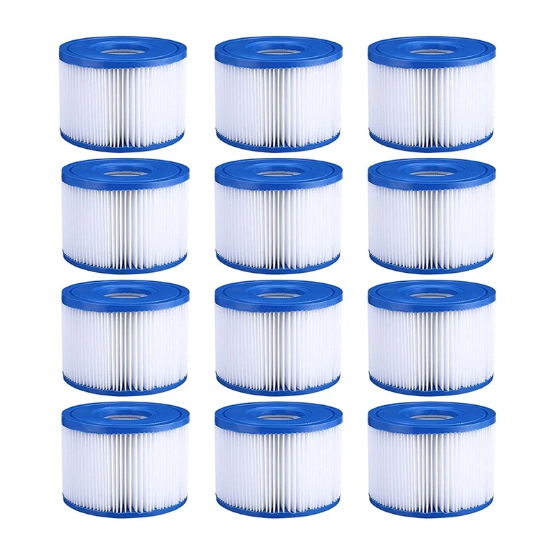 

HOT SALE 12Pcs Replacement Filter For Intex Spa Filter 29001E 11692,Type S1 Hot Tub Filter For Intex Purespa 28403E,28407E,28443