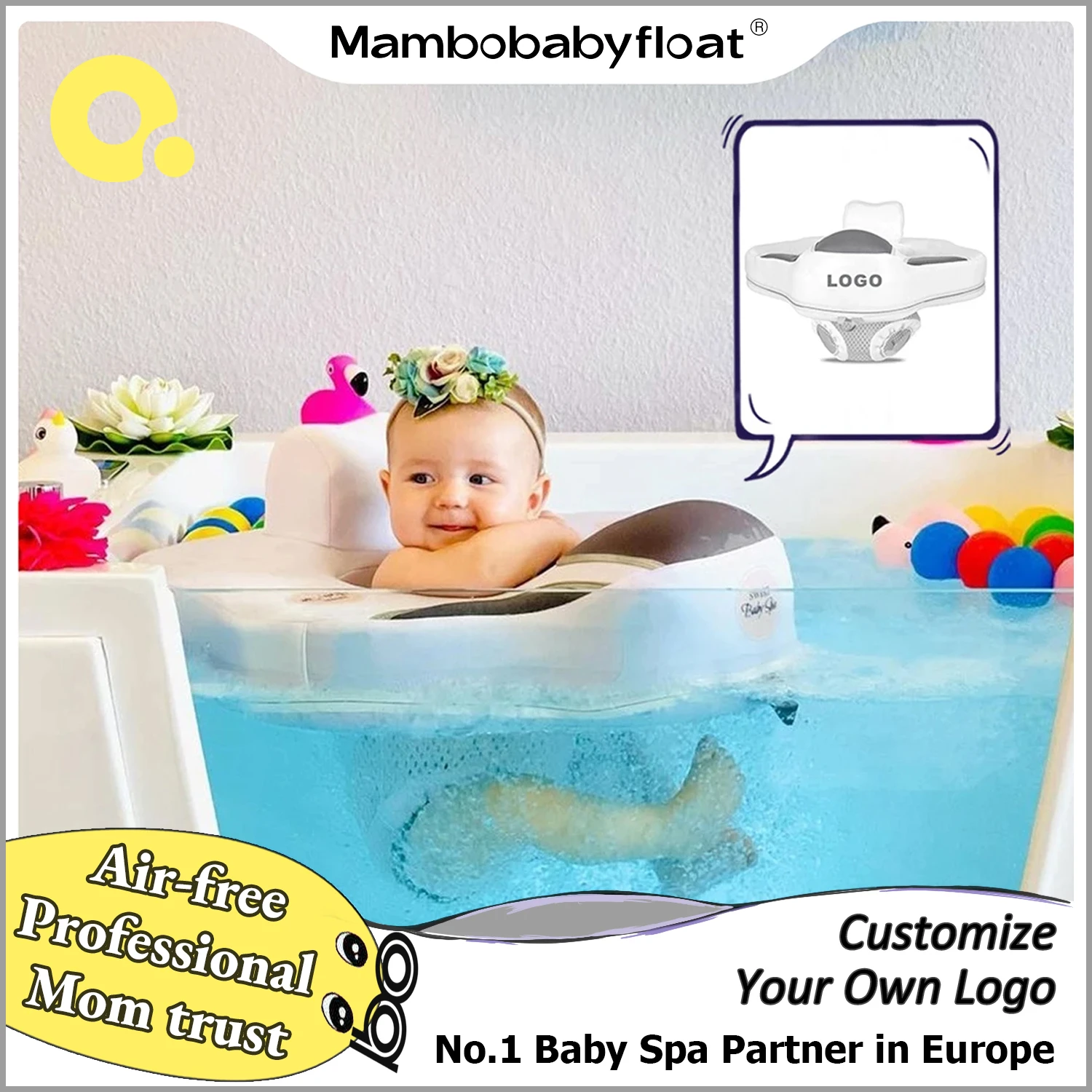 

Mambobaby Air-Free Baby Spa Customized Logo Action & Toy Figures