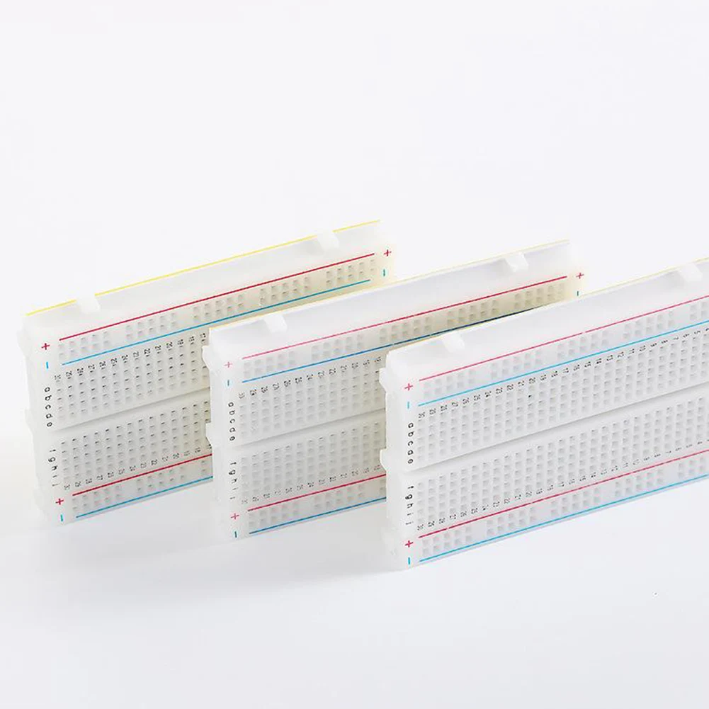 Pack Of 6 400 Point Breadboard Kit Solderless Breadboards For Circuits PCB Board Points Breadboard - Versatile Prototypes