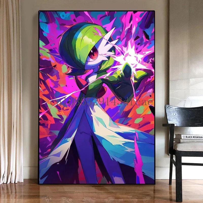 Anime Pokemon Canvas Painting Bulbasaur Charmander Squirtle Poster and Print Watercolor Wall Art Picture Home Decor Kids Gifts