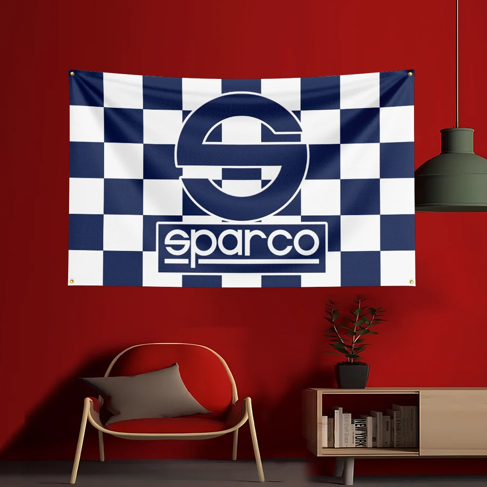 3x5 Ft Sparco Tool Flag Polyester Printed Cars Flags Banner Tapestry for Room Garage Decor Power Tools Flag - Image 3
