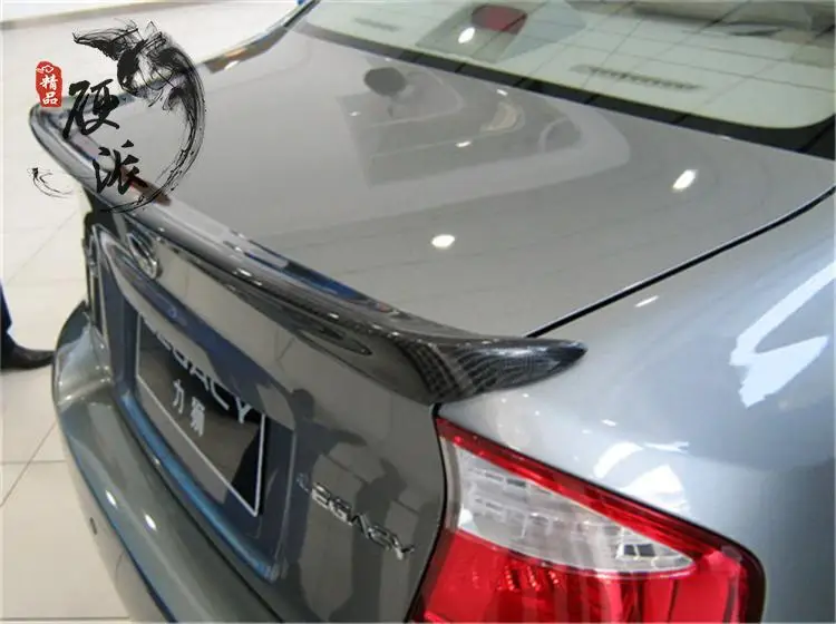 FOR Subaru Legacy Spoiler 2004 2005 2006 2007 2008 Carbon Fiber Rear Roof Spoiler Wing Trunk Lip Boot Cover Car Styling