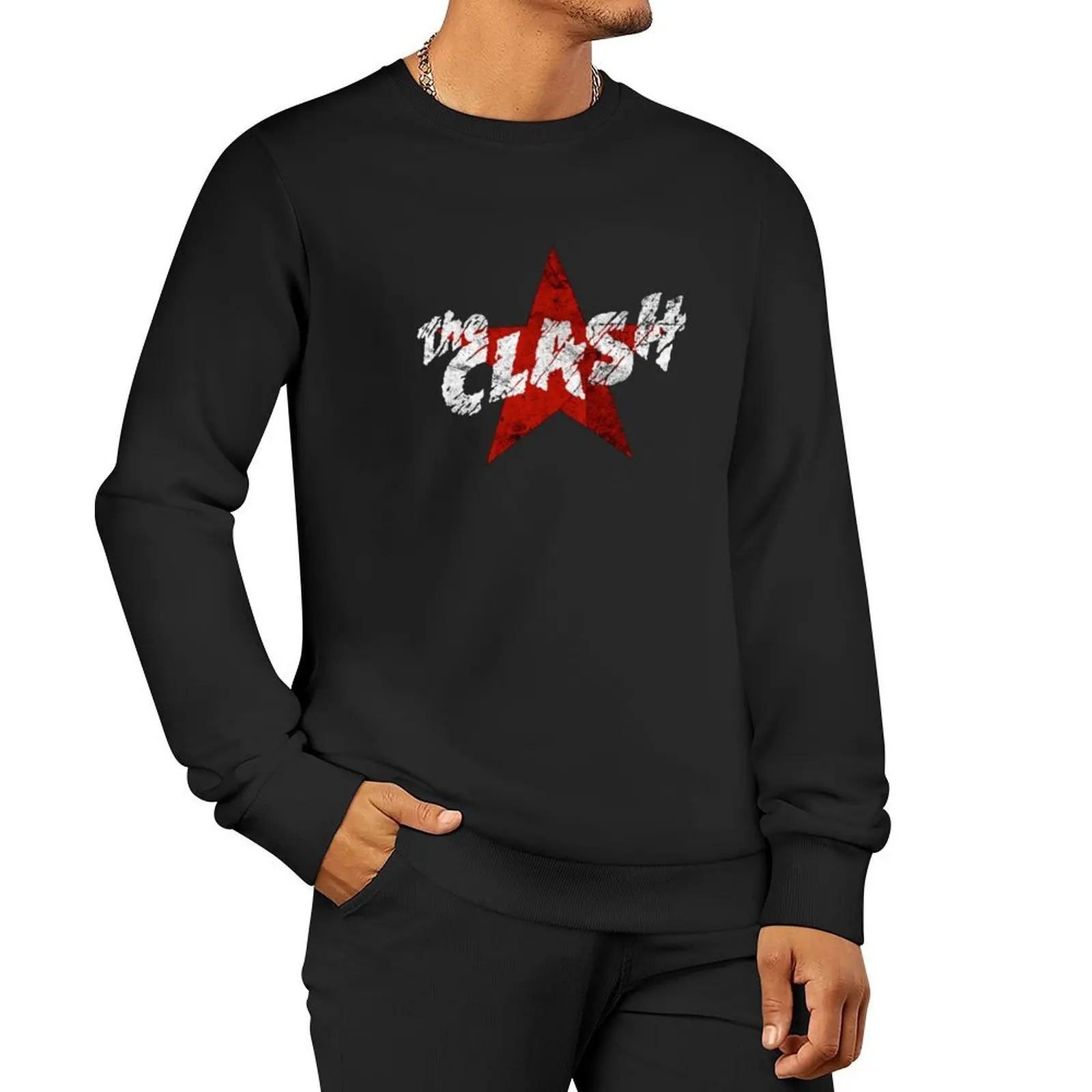 بلوفر Red Star Clash ملابس الخريف الكورية للرجال قميص العرق ملابس الرجال ملابس رياضية بقلنسوة