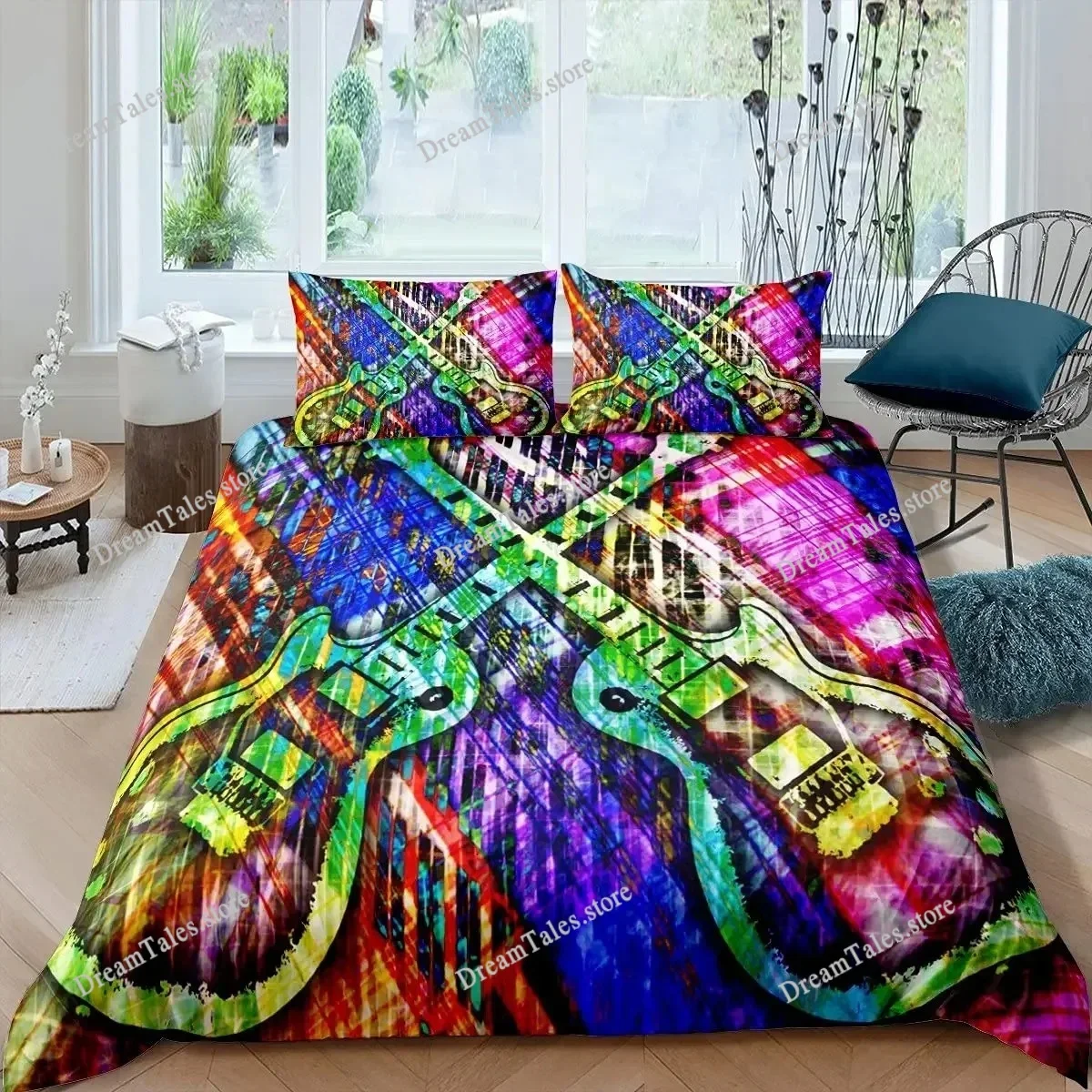 

Anime Hippie Graffiti Bedding Set Boys Girls Twin Queen Size Duvet Cover Pillowcase Bed Kids Adult Home Textileextile369