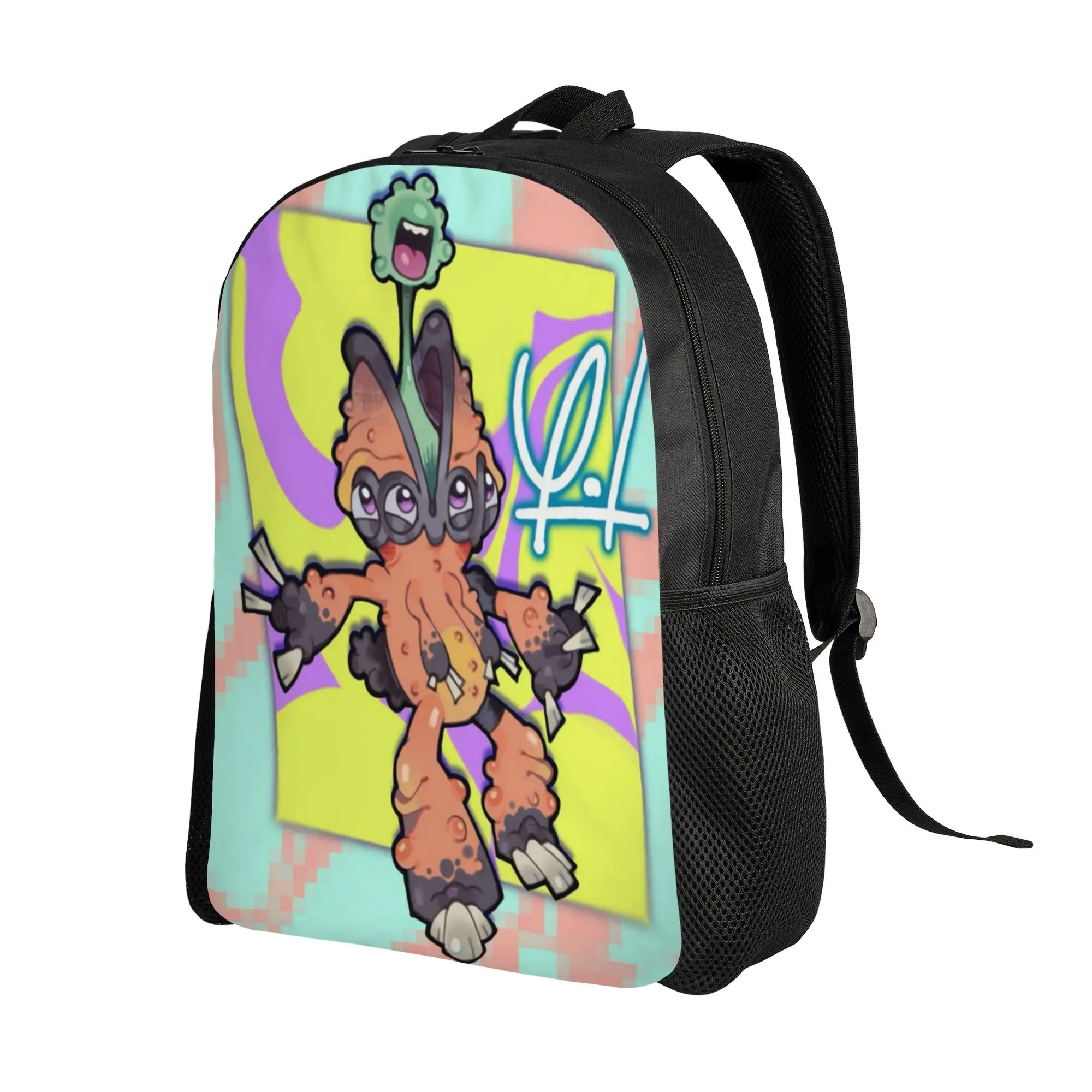 YOOREEK My Singing Monsters Backpack  Boy Polyester Travel Backpacks Lightweight Funny High School Bags Rucksack