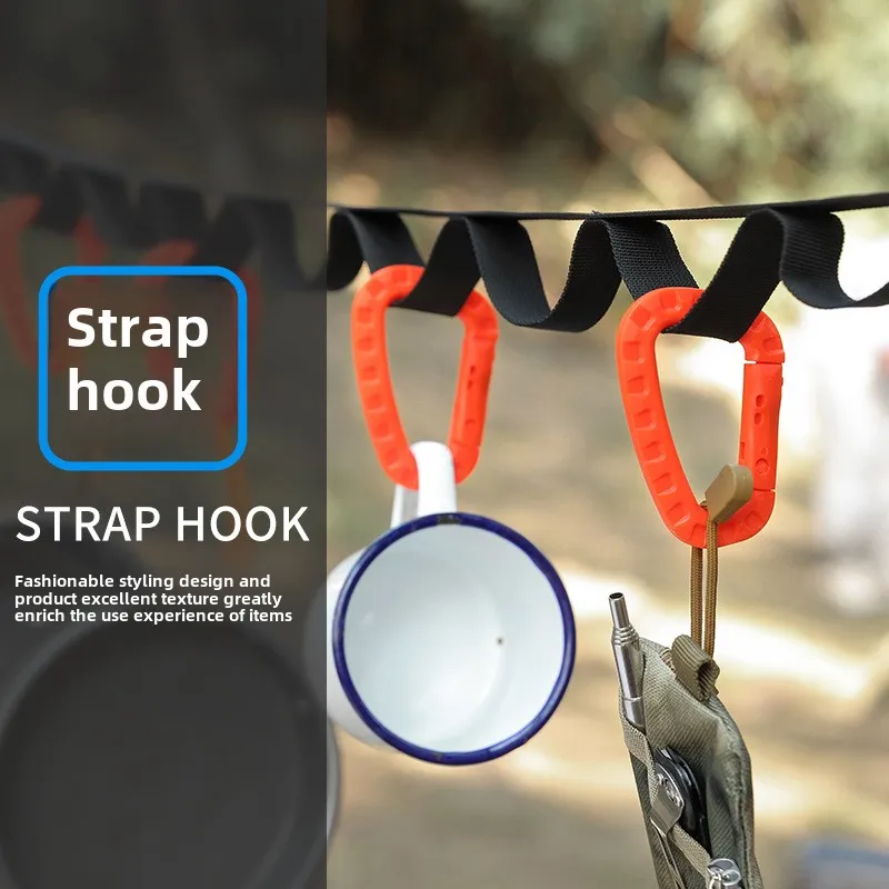 ITW مشبك تسلق الجبال التكتيكي المتوسط الحجم خفيف الوزن من النوع D في الهواء الطلق، حقيبة تسلق الجبال مادة فولاذية بلاستيكية خارجية