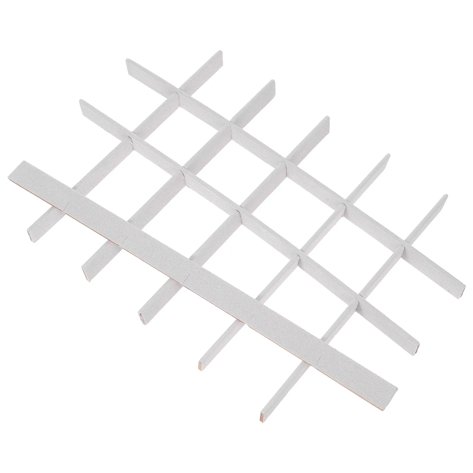 

Серые вставки-органайзеры для ювелирных изделий с регулируемыми разделителями для колец, серег, ожерелий, для путешествий и домашнего хранения, разделители для шкатулок для украшений