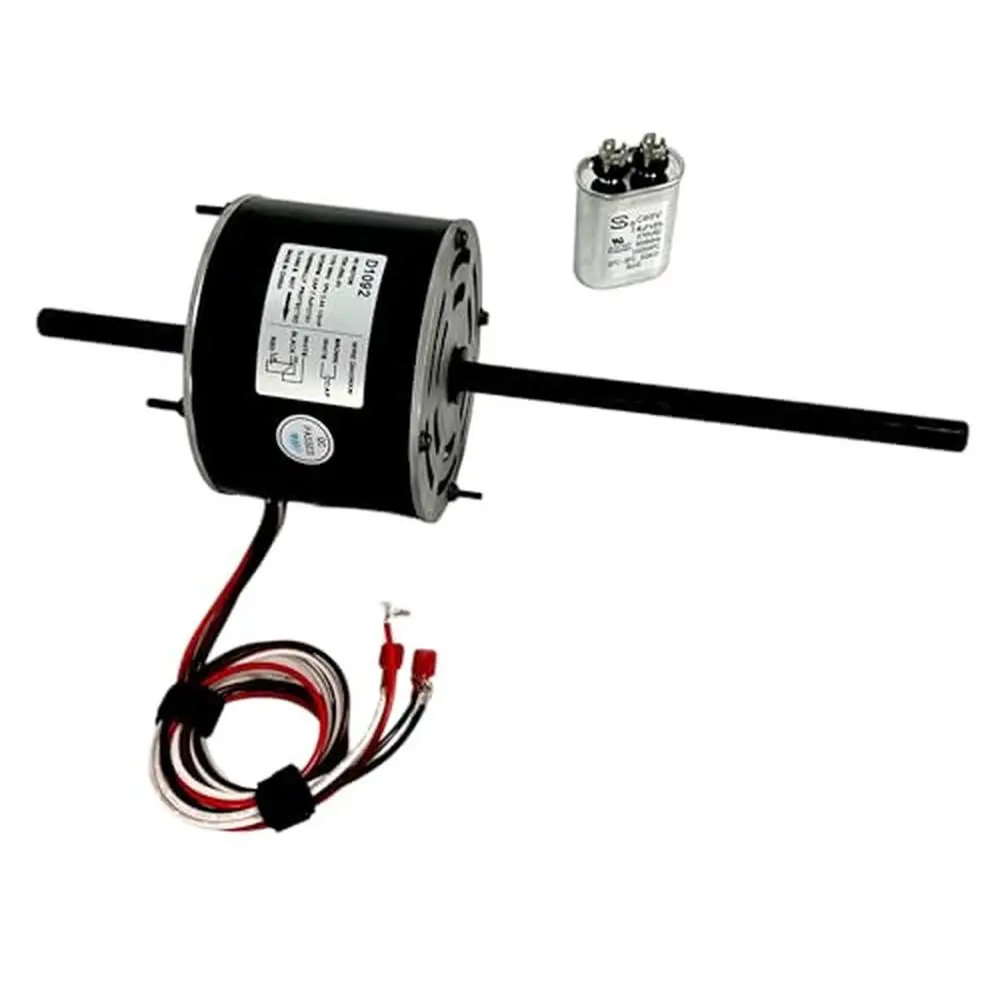 

Fasco D1092 RV Air Condenser Motor Replacement Double Shaft Motor 7184-0156 7184-0432 1468-3069 RV Air Conditioner 6000 & 8000