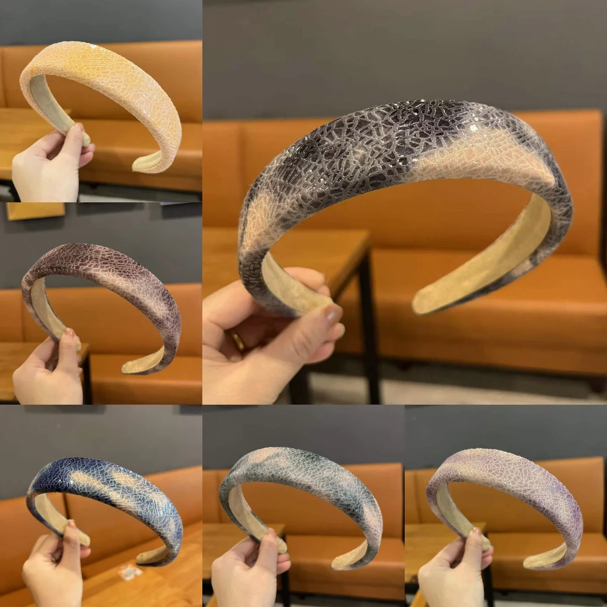 

Snake Pattern Hairband French Vintage Style Hair Hoop for Women Girls Daily Party Occasions Elegant Hair Accessories