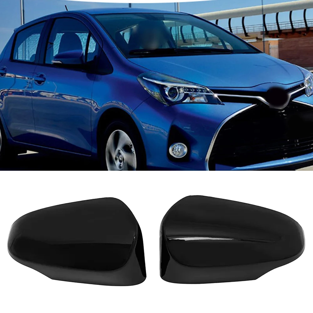 Car Maintenance Vehicle Upgrade Yaris Side Mirror Cap Side Mirror Cover Size As Shown In The Figure ABS Material