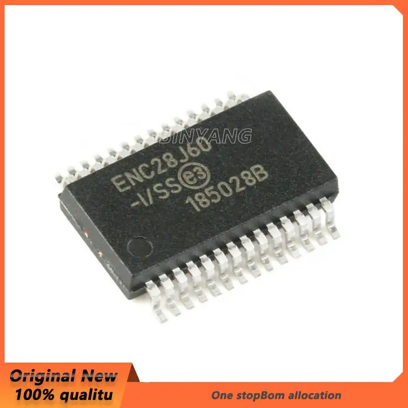 

10 шт./лот ENC28J60 ENC28J60-I/SS ENC28J60/SS SSOP28 новый оригинальный чип Ethernet