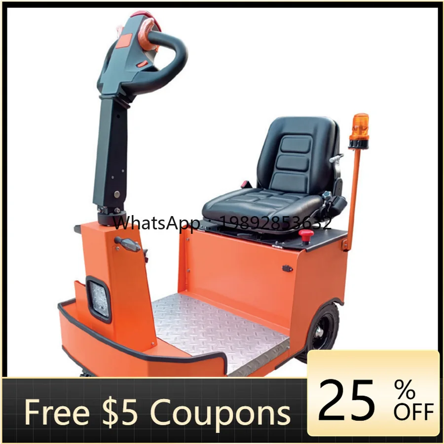 LYY Ride-On Electric Tractor Small Tow Hook Transport Vehicle Two-Horse Trailer1