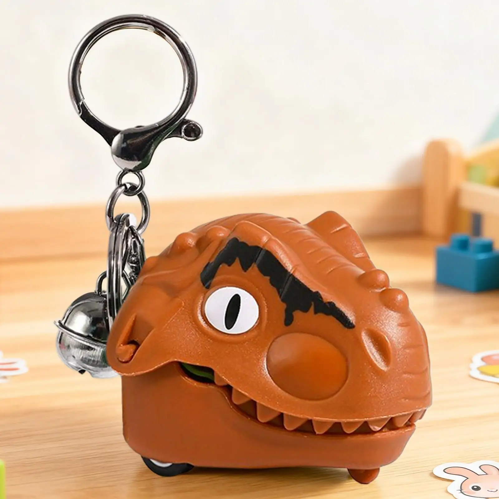 Gioco con denti di alligatore Scherzo divertente Portachiavi educativo con dinosauro Gioco con denti di alligatore per bambini Festa in famiglia per adolescenti