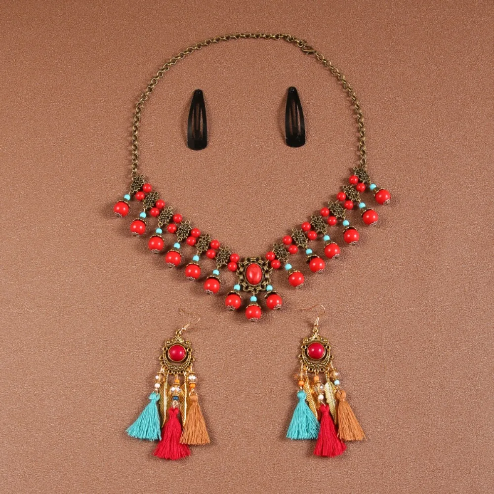 

Ethnic Style Bohemia Hair Chain Earring Eyebrow Pendant Ethnic Style Forehead Chain Exotic Headbands