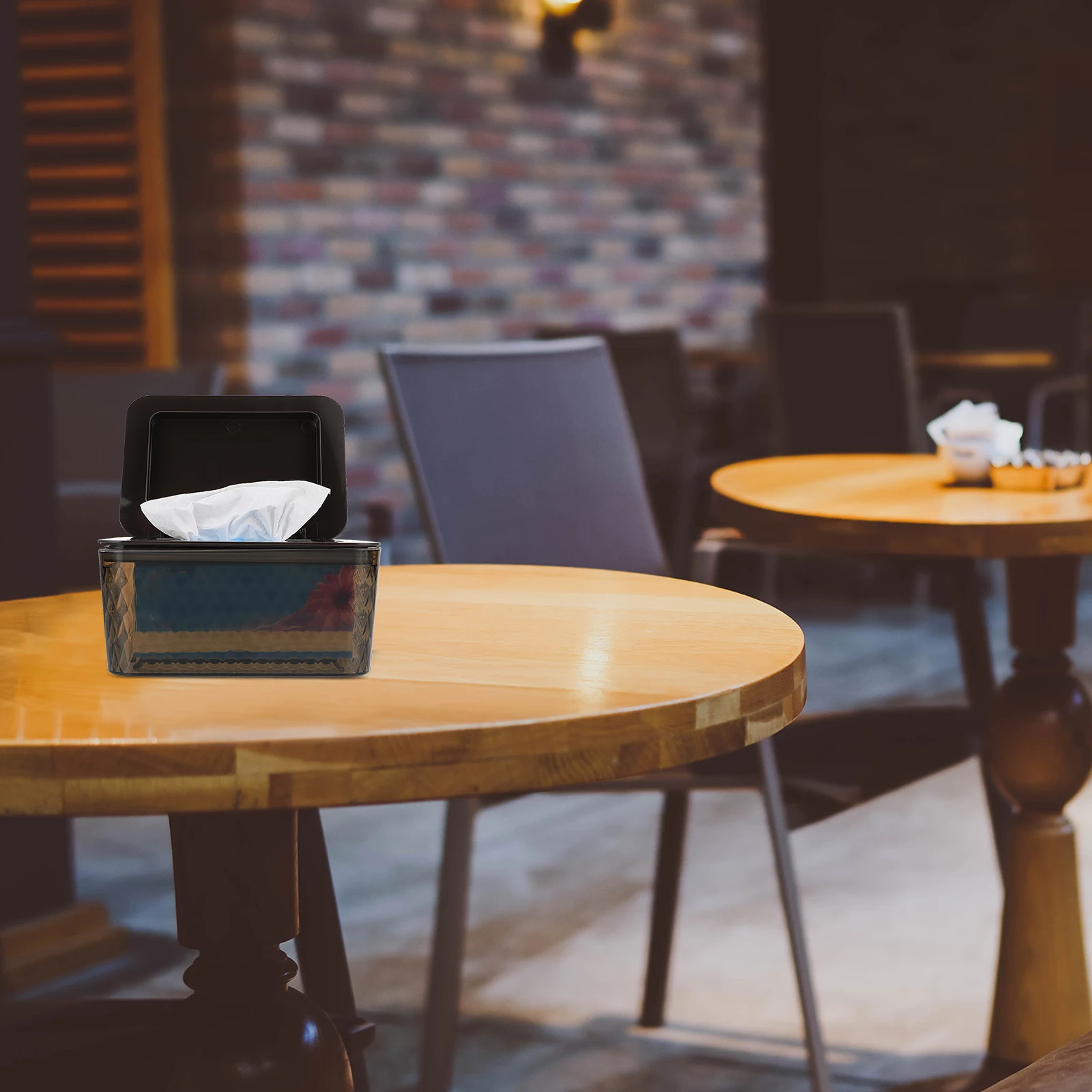 

Portable Tissue Box Material Bathroom Paper Case Non Slip Feet Easy Open Wet Wipes Dispenser Bedroom Storage Solution