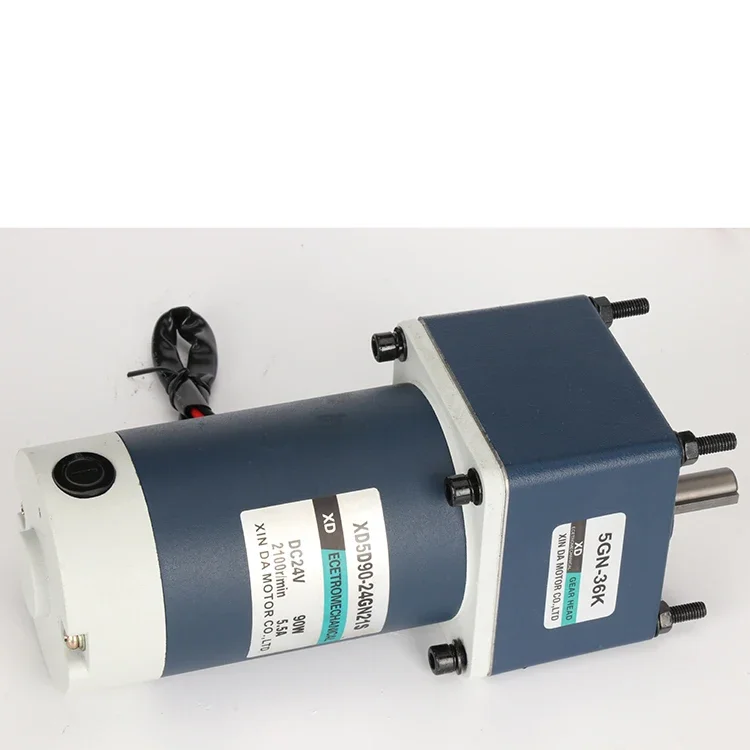 12V DC motor 24V reduction motor 90W micro positive and negative large torque slow motor gear brushless dc electrical car