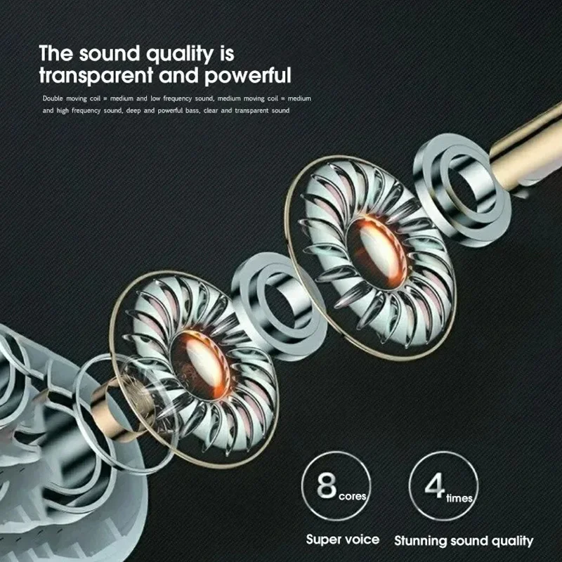 Sony TWS Bluetooth Earphone 9D Stereo Wireless Headphone In-Ear HiFi Earbud HandsFree Headset With Microphone For iOS Android