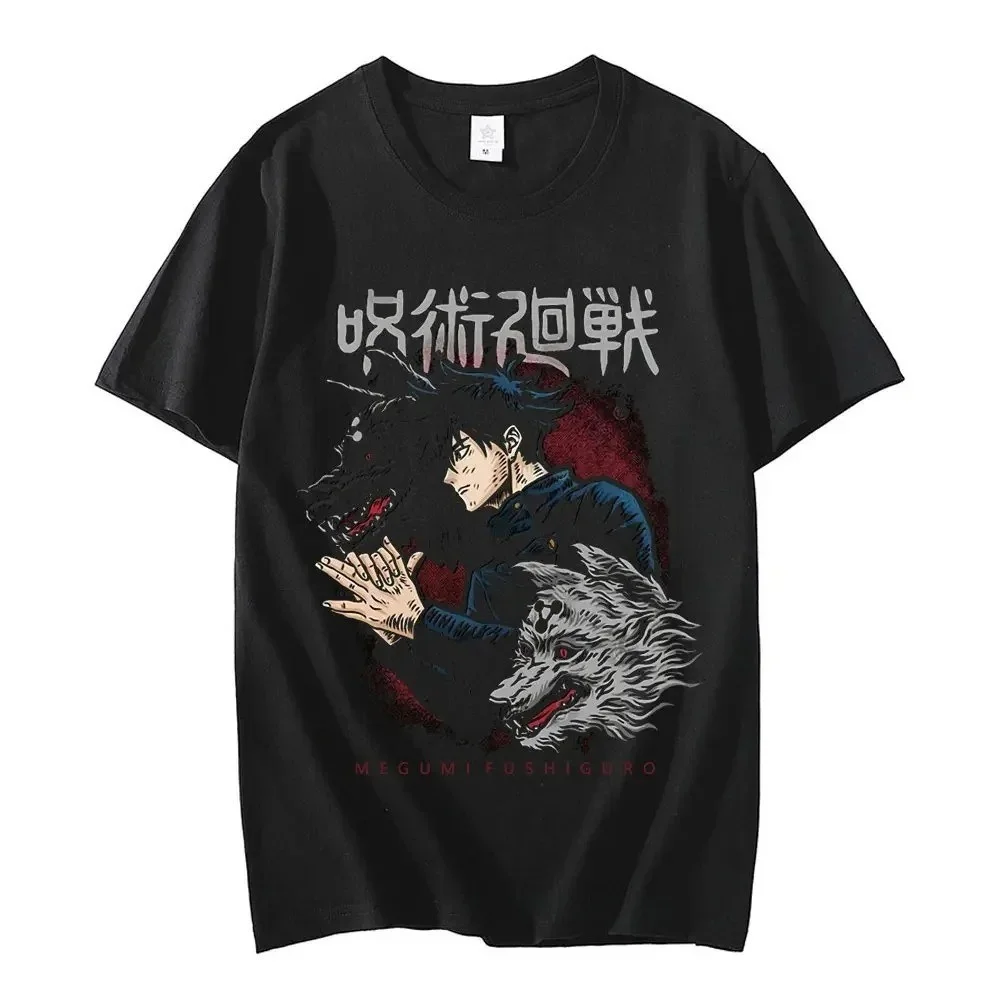 Zomer 00 Katoen heren T-shirts Anime Jujutsu Kaisen Ryomen Loose Fit ort Sve Gedrukt Casual Top voor Mannen
