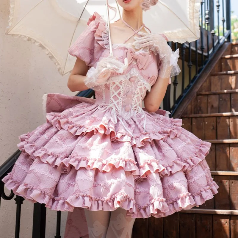 Lolita Style Wear Dress gonna corta da donna Pettiskirt