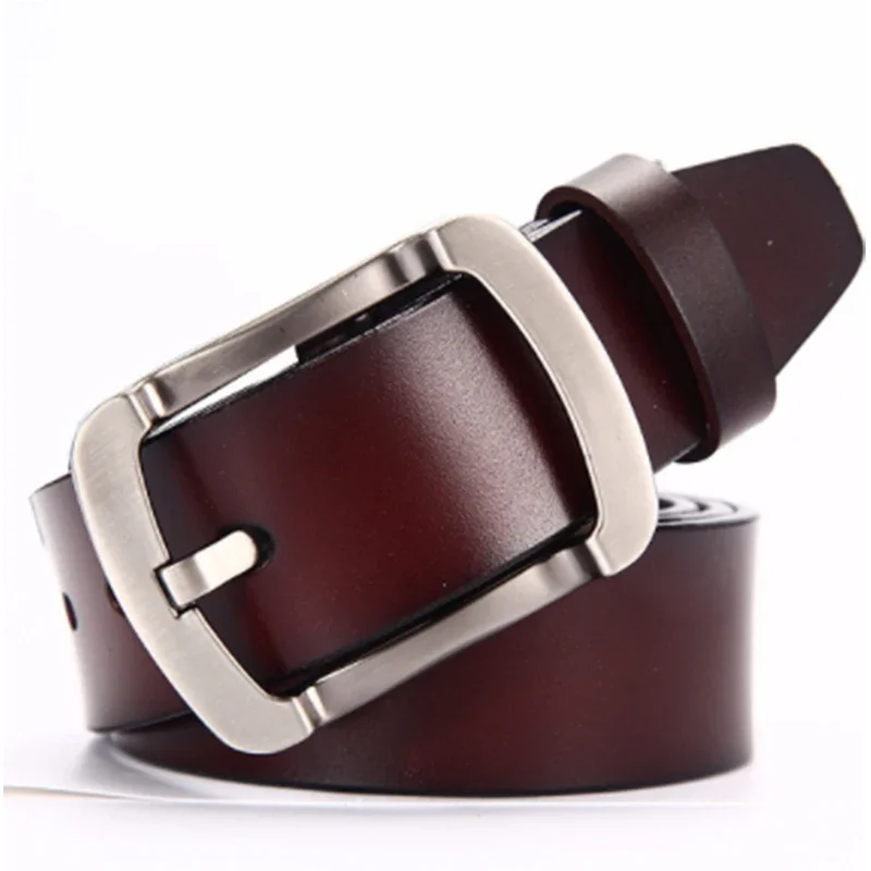 

Belt Male Genuine Strap Leahther Belt Men Luxury Strap Pin Buckle Fancy Vintage Cowboy Jeans Ceinture Homme