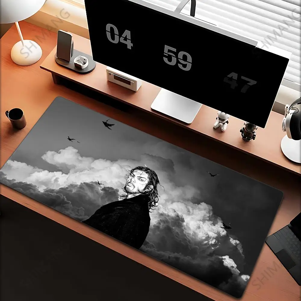 

Popular Musashi Manga Vagabond Mouse Pad Large Size Office Desk Protector Mat PU Leather Waterproof Mouse Pad Desktop