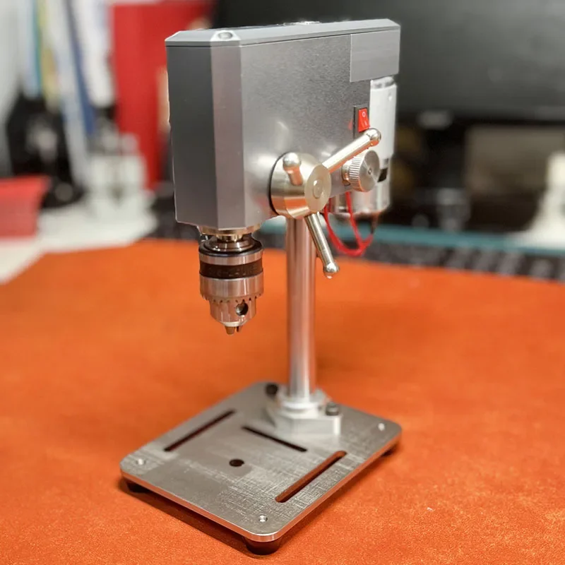 

BBDIY Desktop Small 12-24V Power High-Precision Drilling Machine Mini Bench Drill Micro Bench Drill Clock Bench Drill