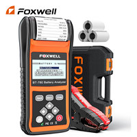FOXWELL BT780 Car Battery Tester with Printer 12V/24V Cranking Test Charging Alternator Load Tester 100-2000CCA Battery Analyzer
