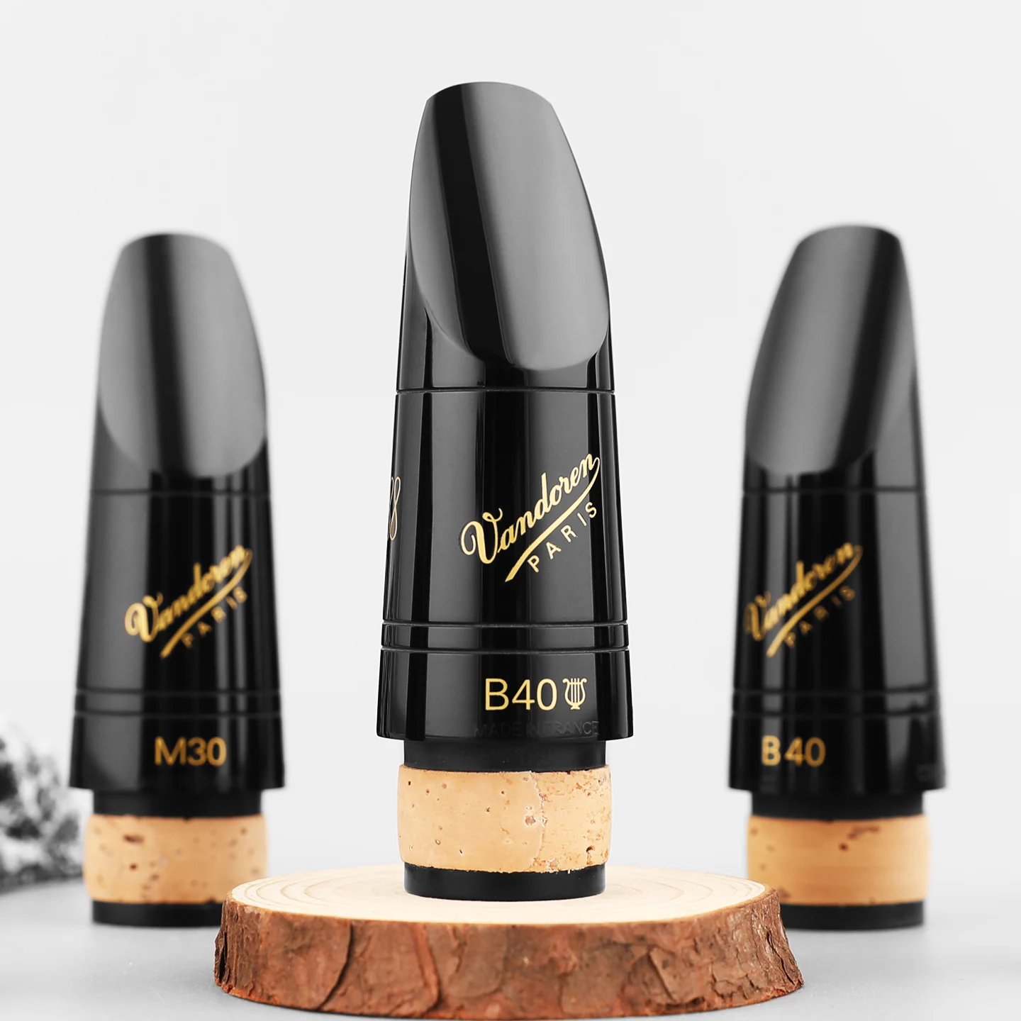 France Vandoren Clarinet Hard Rubber Mouthpiece Black Diamond HD Bb HD 88 13 B40 B45 M30 BD