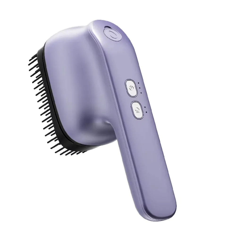Electric Portable Head Scalp Relaxation Vibrating Massage Comb Handheld Hair Rising Oil Applying Brush Massager