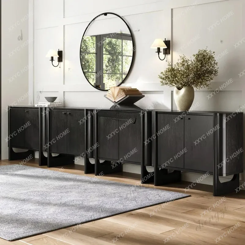 XX country style retro solid wood dining side cabinet bedside porch storage TV cabinet
