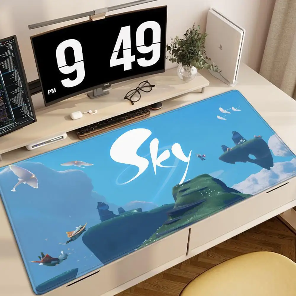 

Game S-Sky Children of the Light Mousepad Mouse Mat With Pad gaming accessories Prime Gaming XXL Keyboard Pad Stitch Padding Mat