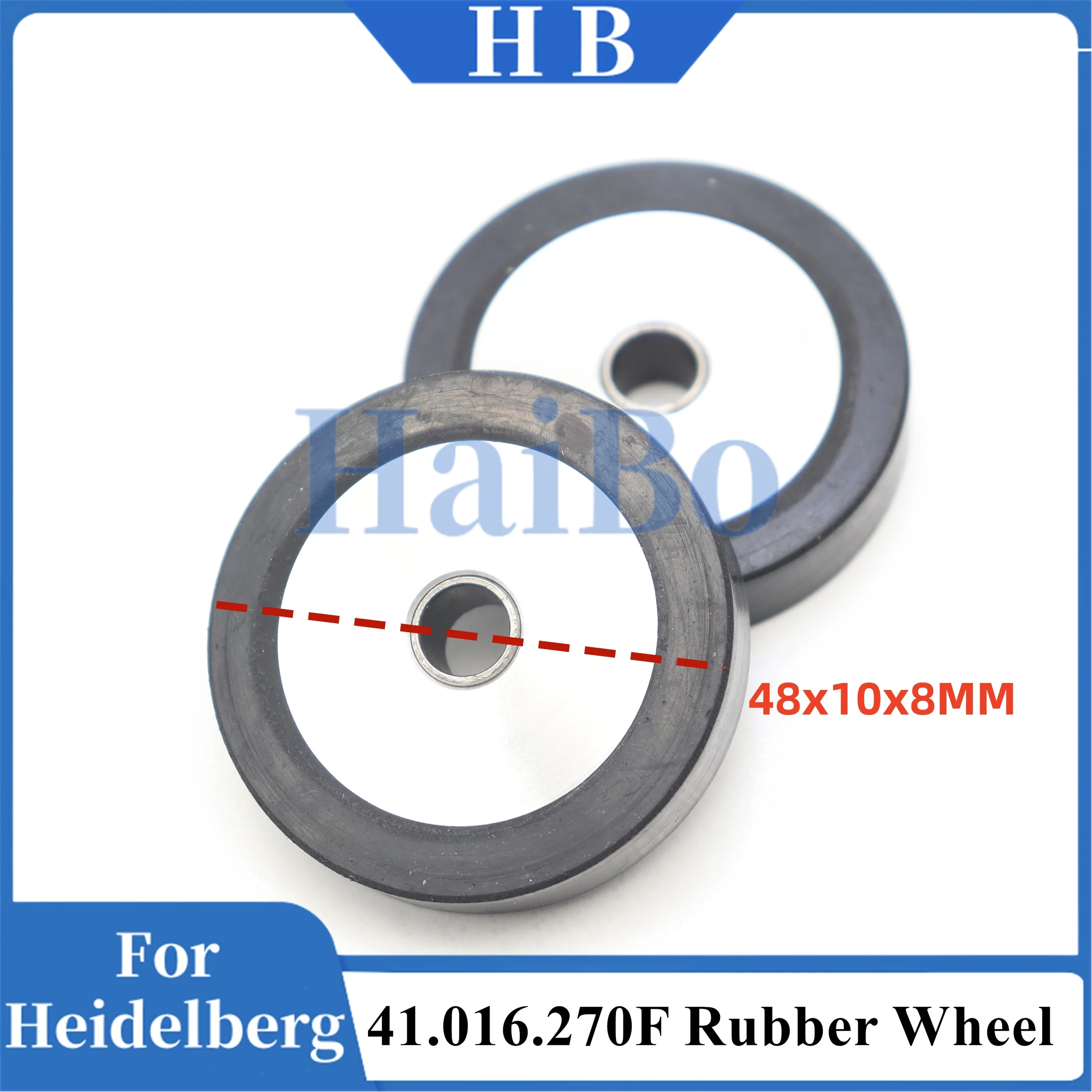 HaiBo Best Quality 5PCS SM74 CD74 PM74 XL75 H0699 102V rubber wheel size 48x8x10mm 41.016.270F