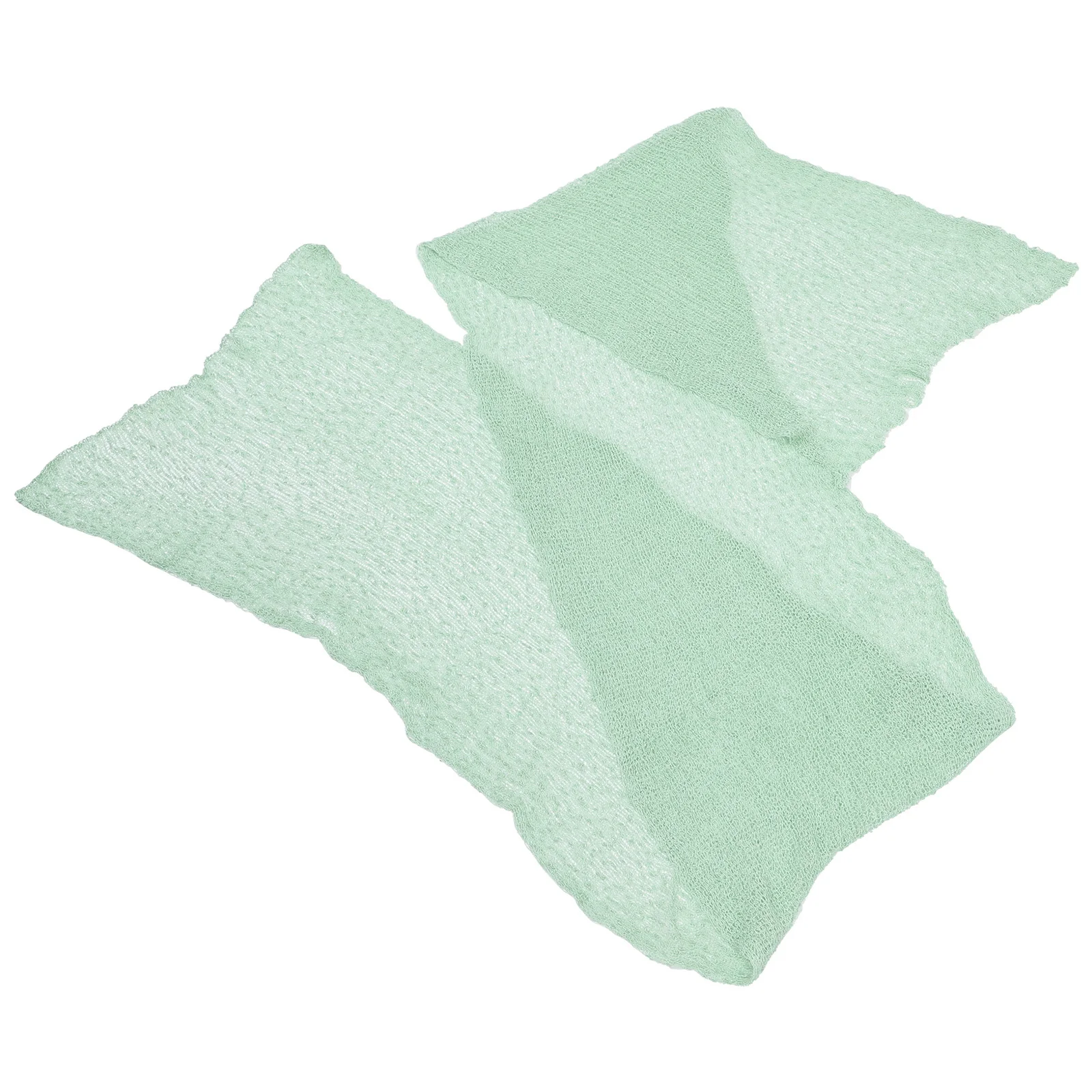 Envoltório longo para recém-nascidos, verde menta, tecido elástico para fotografia de bebê, adereços de maternidade diy, cobertor decorativo
