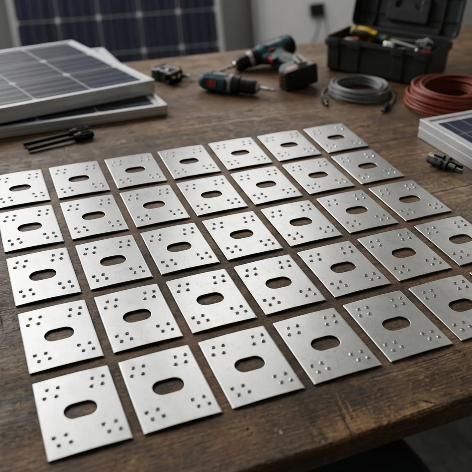 C Shaped Steel Photovoltaic Grounding Plate Stainless Solar Panel For Earthing Clip For PV Mounting System Roof Greenhouse
