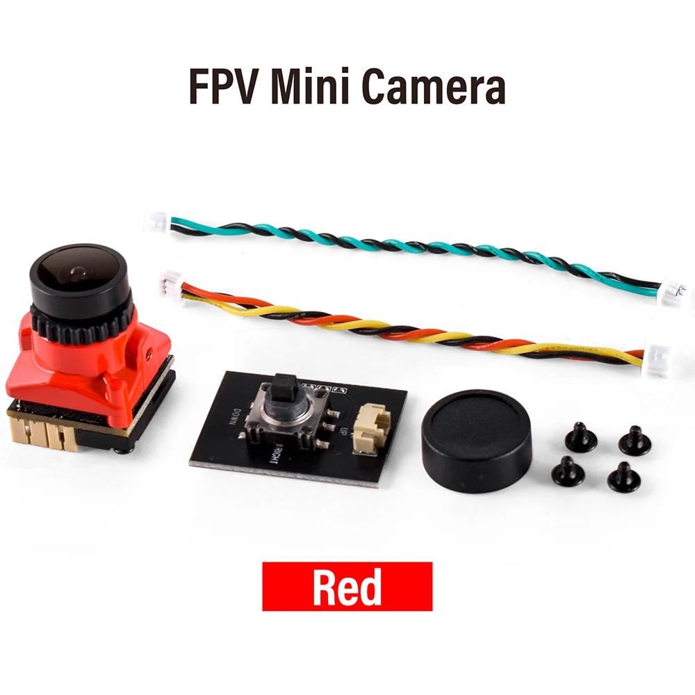 Telecamera FPV 1800TVL 5MP 2.1mm 1/8 pollici Sensore Starlight 5V-40V NTSC/PAL con OSD interno per RC FPV Racing Drone Parti fai da te