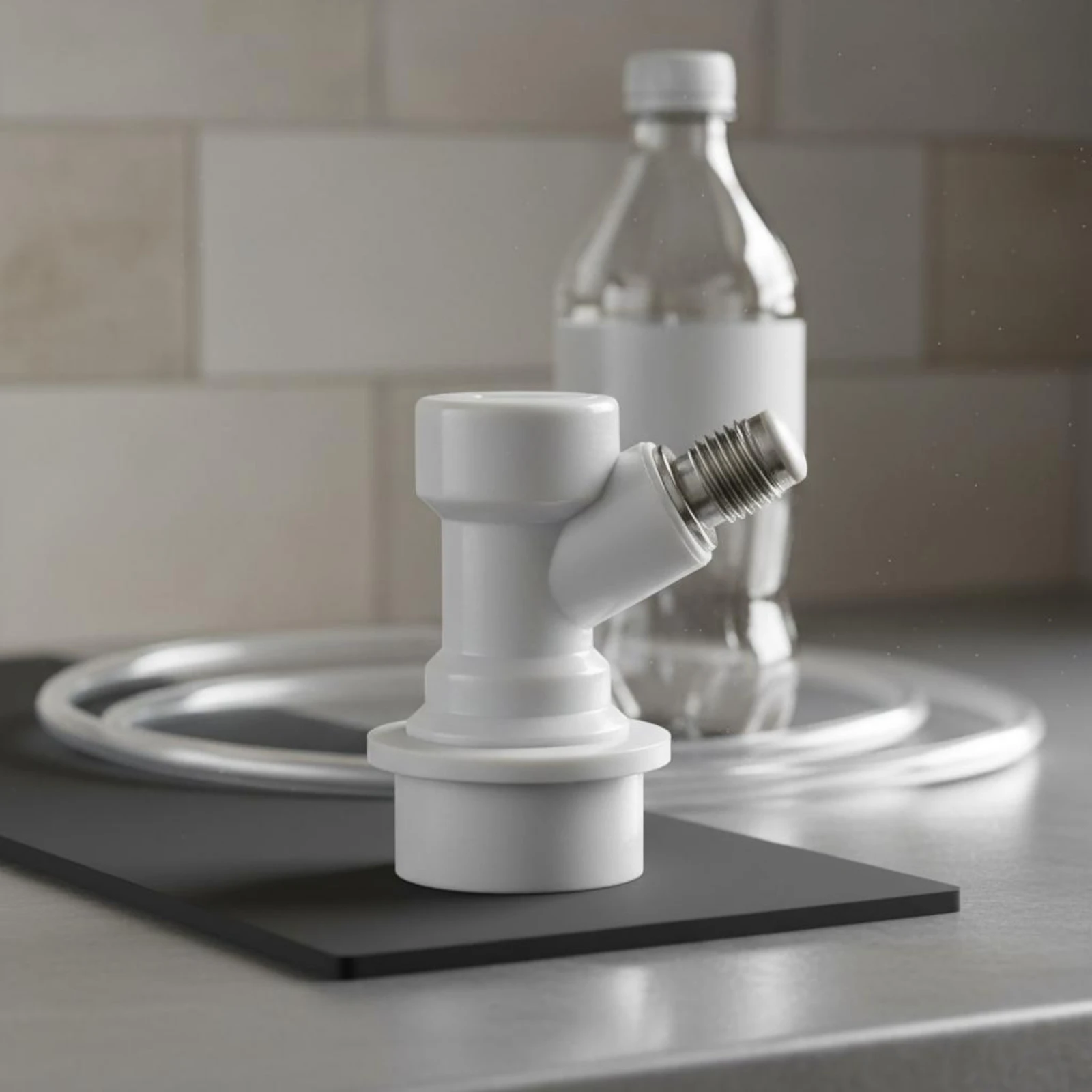 Ball Lock Connector Carbonating Beer Gas Liquid Connector Quick Disconnect Fitting for Home Brewing
