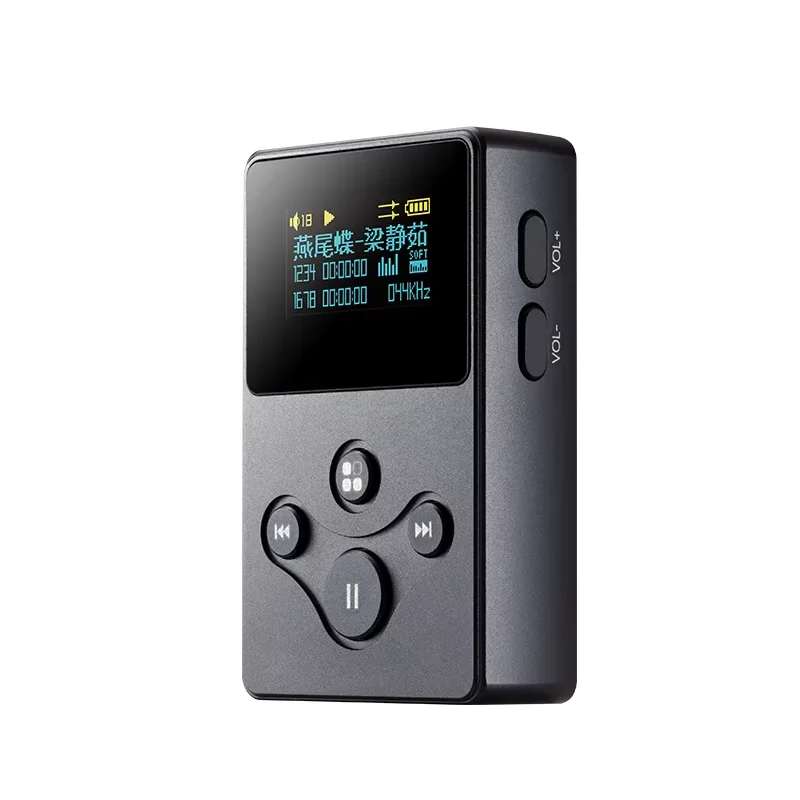 XDUOO X2S 음악 플레이어 고해상도 무손실 휴대용 컴팩트, 알루미늄 쉘, OLED 스크린, 최대 128G TF/마이크로 SD 카드