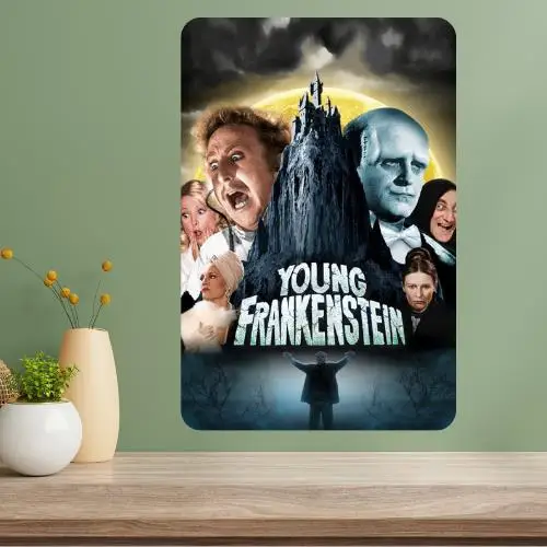 Young Frankenstein Classic Movie Metal Poster Sign