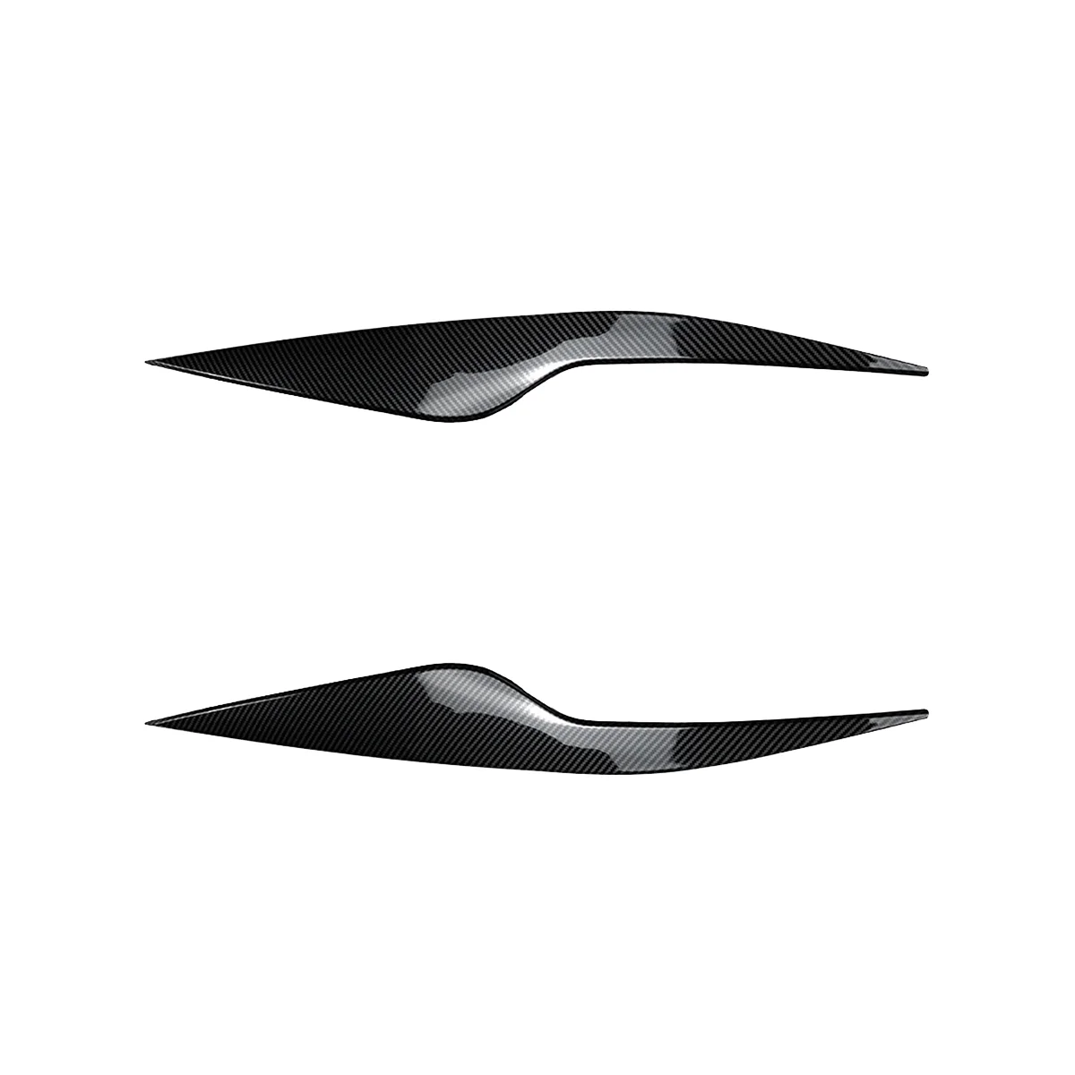 1Pair Headlight Eyebrows Trim Cover for Ford Focus MK2 C307 2008-2011 Head Light Lamp Eyelid Decorative Stickers,B