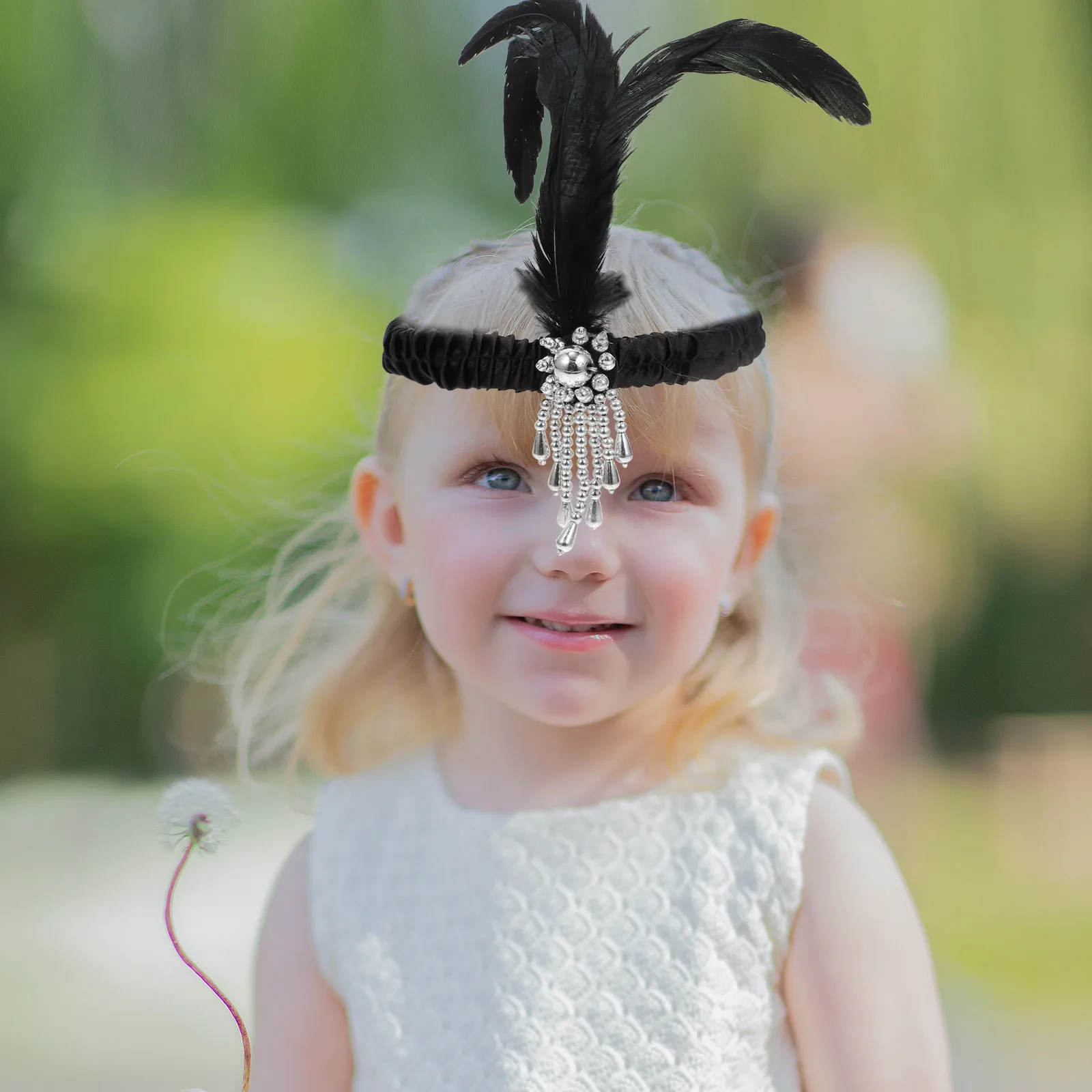 

12Pcs Plume Sequin Headdress Headwear for Party Festival Carnival Dance Performance Hair Bands Women Girls Accessories